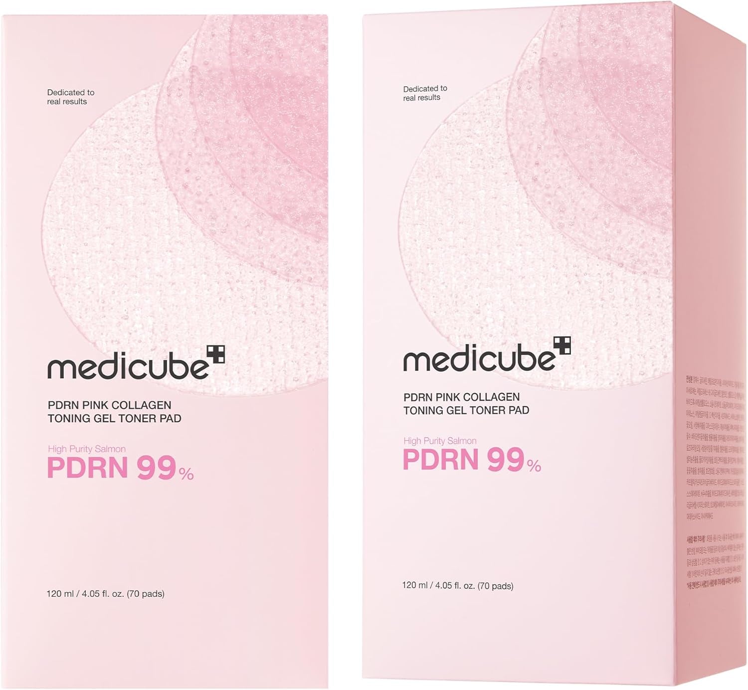 Salmon DNA PDRN Pink Collagen Jelly Pad | Korean Gel Toner Pads with Niacinamide, Madecassoside, Retinol | Soothing, Radiance & Uneven Skin Tone | Korean Skin Care | 70Pads