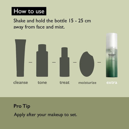 Wonder Black Bamboo Mist, 2.7 Fl.Oz. Hydrating and Firming Skin, Black Rice, Panax Ginseng for Clean and Smooth Skin Surface, Korean Skincare, Vegan, Cruelty Free