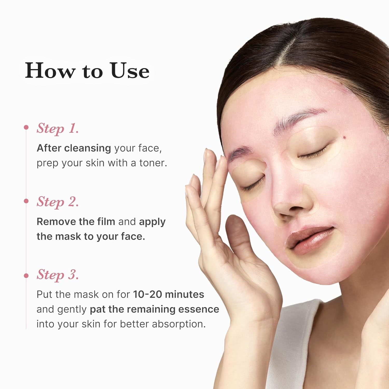 Salmon DNA PDRN Pink Vita Coating Sheet Mask 10EA - Korean Sheet Mask for Glass Skin - Luxurious Home Care Mask for Hydration, Firming, and Even Skin Tone, Korean Skin Care (22G 0.77 X 10Ea)
