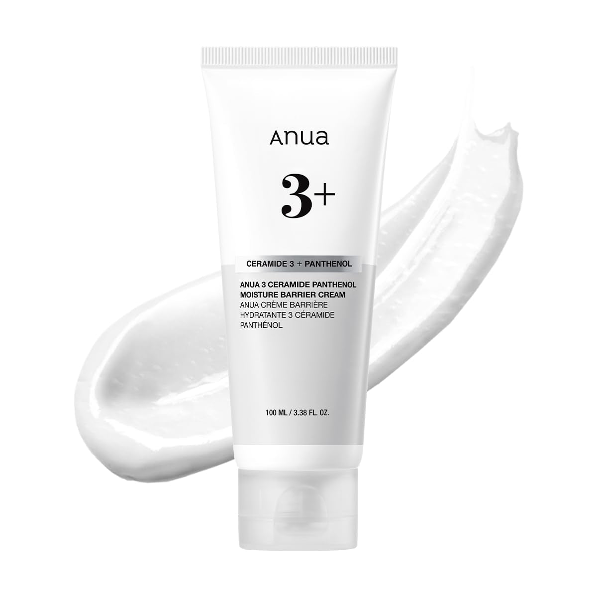 3 Ceramide Panthenol Moisture Barrier Cream, Hydrating Face Moisturizer for Normal Skin, Panthenol, Ceramide, Centella for Skin Barrier Non Comedogenic, Korean Skincare (100Ml/ 3.38 Fl. Oz.)