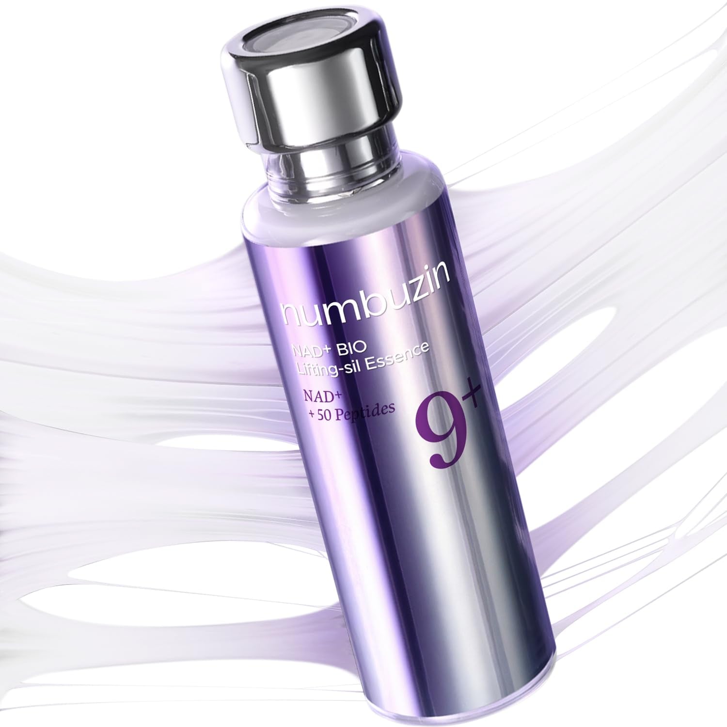 No.9 Essence | NAD+ BIO Lifting-Sil Essence | Lifting, Firming, Wrinkles, Fine Lines, Elasticity | Peptides, NAD+ | Serum for Aging, Dull Skin | 1.69 Fl. Oz.