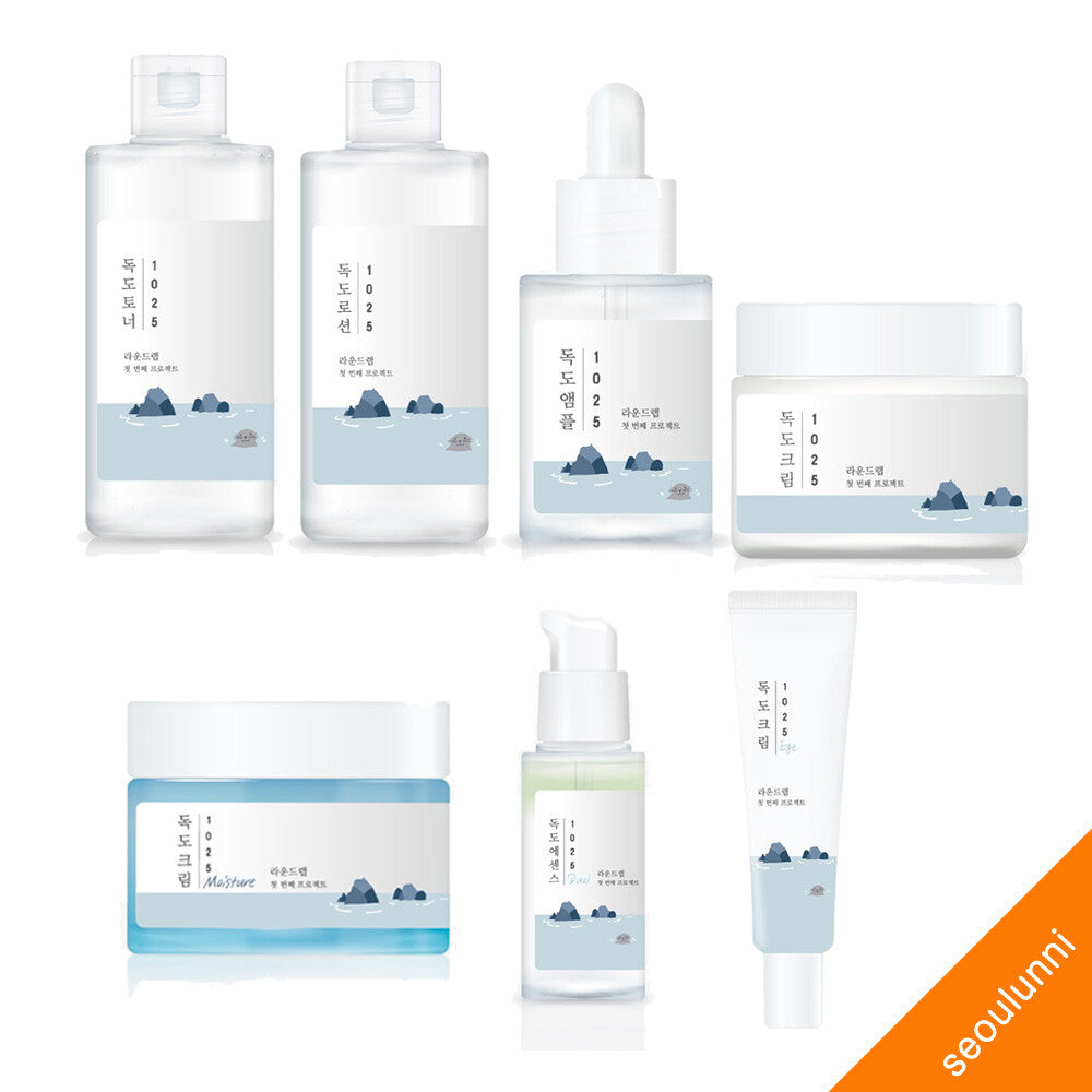 ROUND LAB 1025 Dokdo Toner Lotion Cream Moisturizing Ampoule Eye Cream Essence
