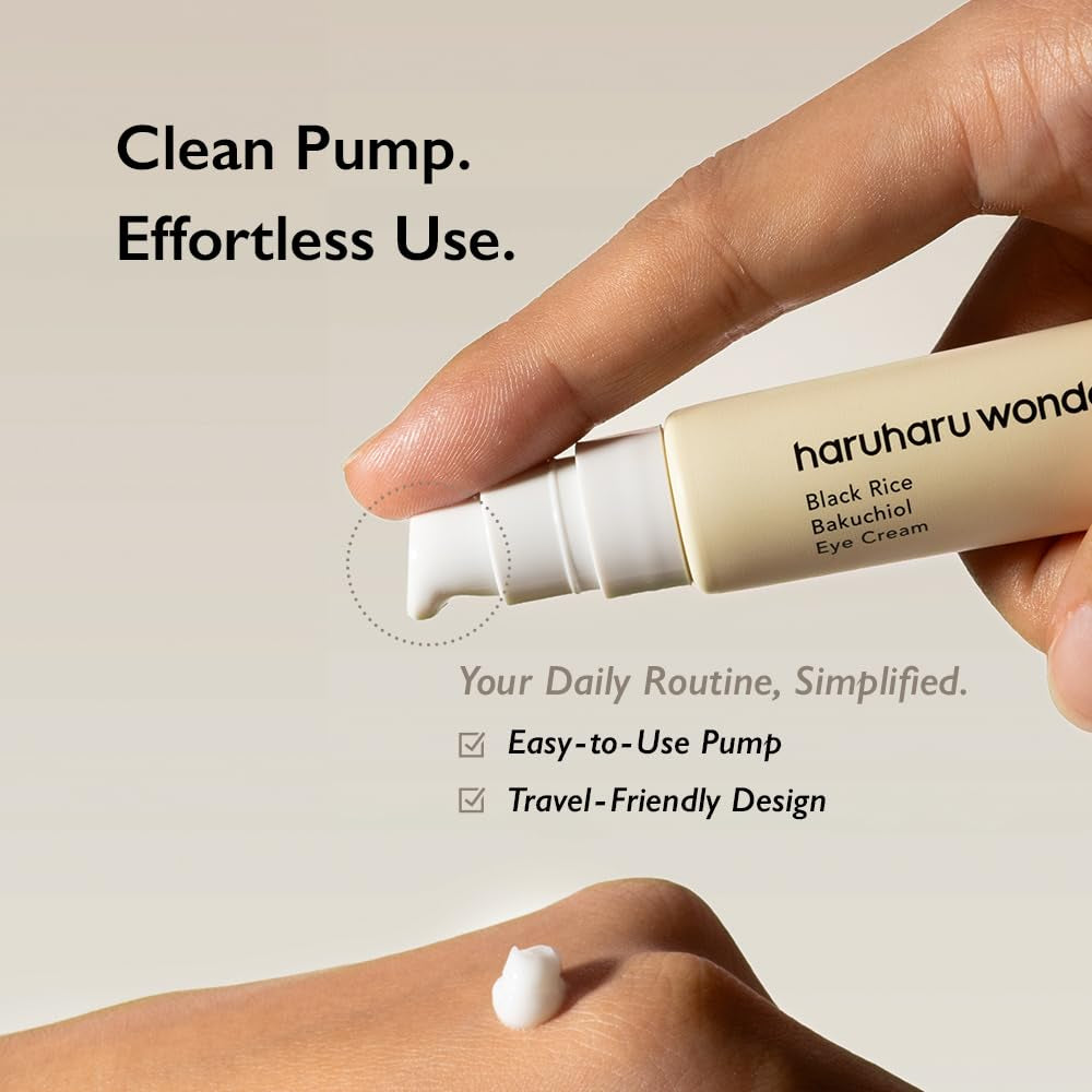 Wonder Black Rice Bakuchiol Eye Cream 0.67 Fl.Oz / 20Ml | Anti-Aging, Wrinkle Care, Natural Retinol Alternative | Cruelty Free, Ewg-Green