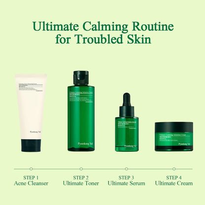 [PKY]  Ultimate Calming Solution Toner with Honeysuckle Flower, Ceramides, Hyaluronic Acid, Centella Asiatica, for Moisturized, Nourishing, Sensitive, Tired Facial Skin 3.71Fl.Oz.