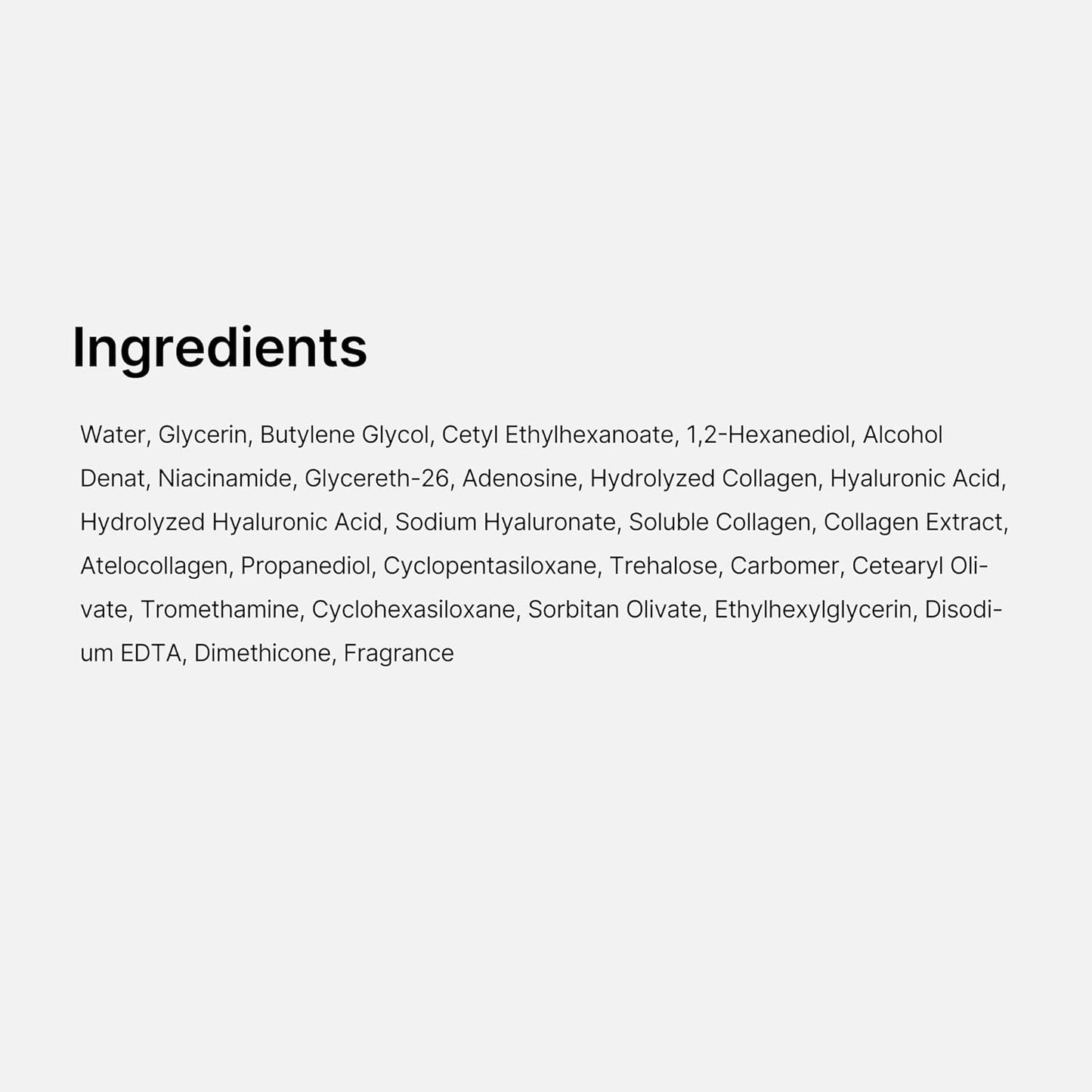 Triple Collagen Serum 1.85 Fl.Oz - Nourish Dull Skin with Triple Collagen Complex - a Lightweight Serum with Niacinamide and Hyaluronic Acid - Korean Skincare