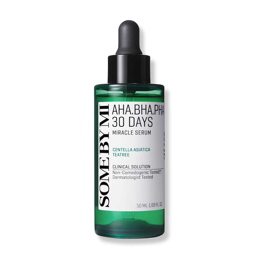 AHA BHA PHA 30 Days Miracle Serum - 1.69Oz, 50Ml - Daily Centella Ampoule Serum with Niacinamide for Soothing, Calming and Clear Skin - Pore, Sebum and Blackhead Care - Korean Skin Care