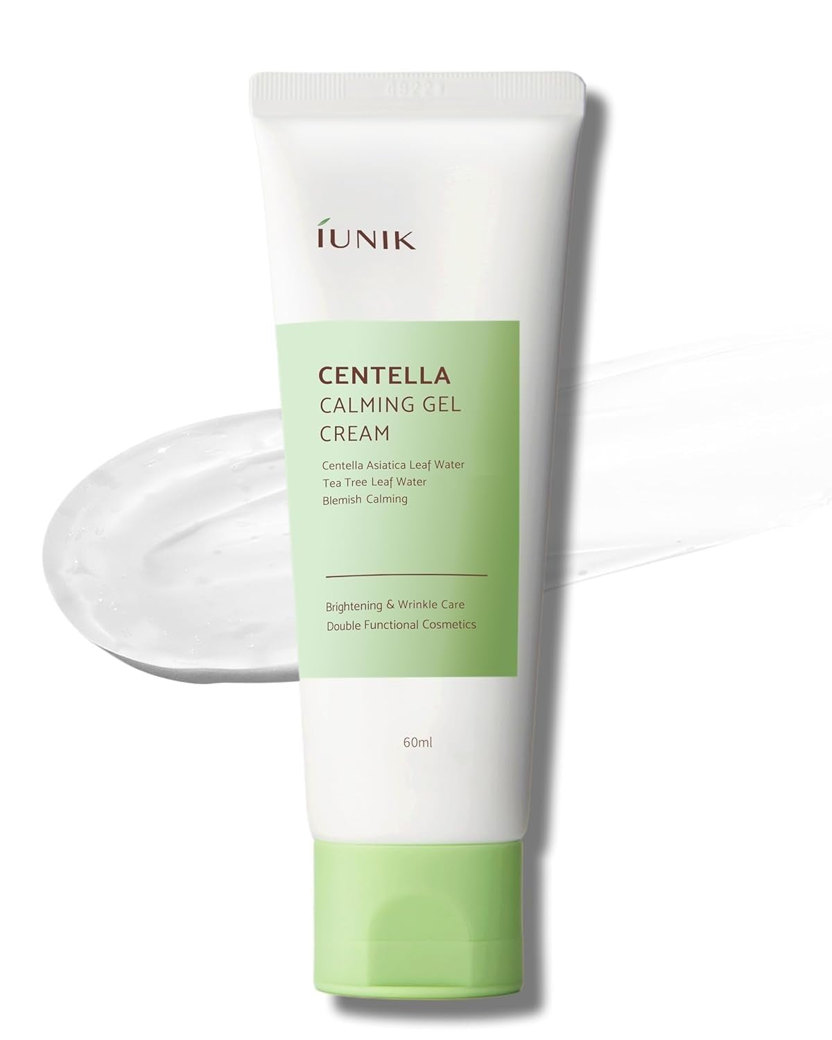 Centella Calming Gel Cream Vegan Non-Sticky Moisturizing Blemish Care W/Centella Asiatica Tea Tree Soothes Acne Rosacea Oily & Sensitive Skin Korean Skincare