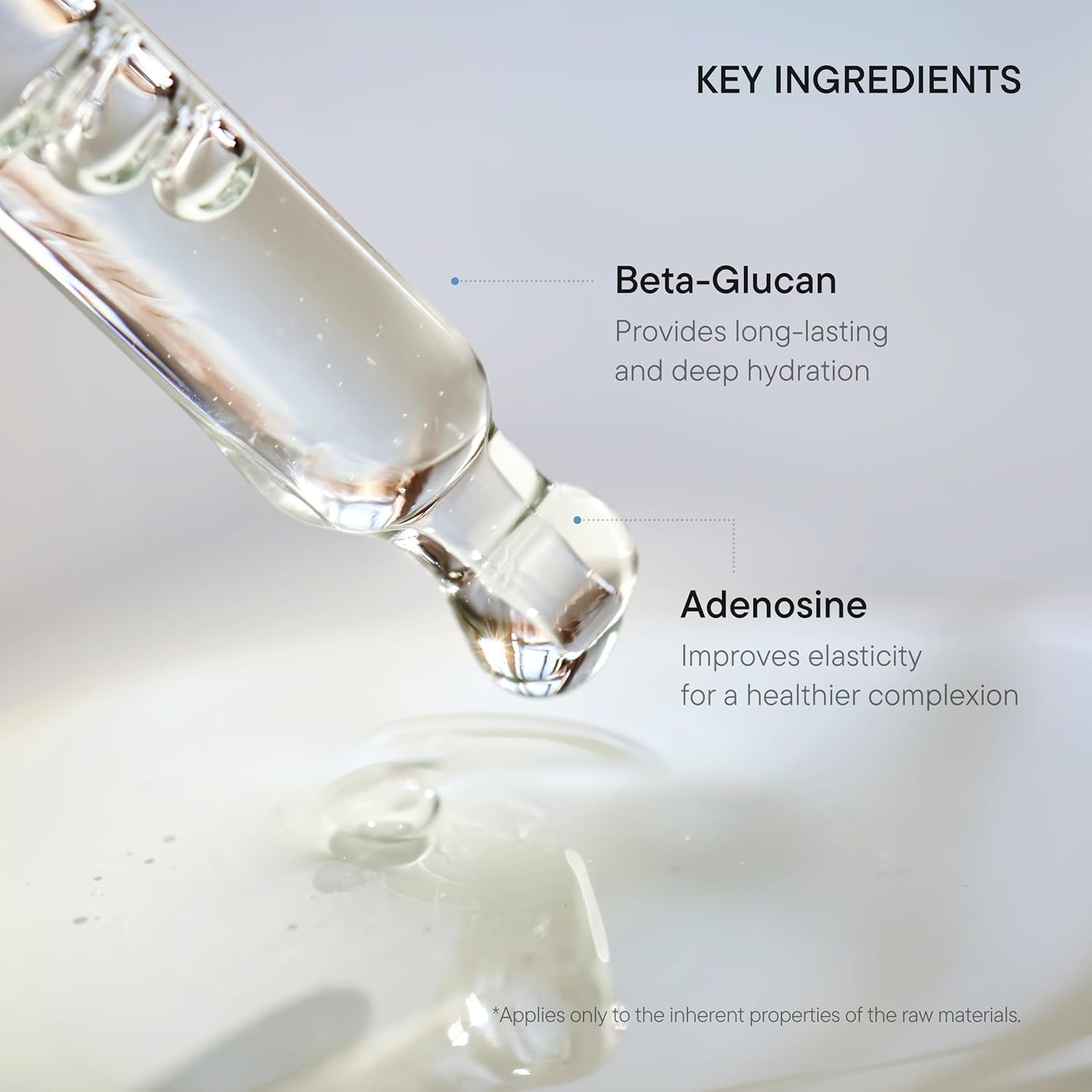 Beta-Glucan Power Deep Moisture Vegan Serum Intense Hydration Mushroom Yeast Extracts Naturally-Derived - Dry Mature Sagging Sensitive Skin Cell Regenerating Lifting Korean Skincare
