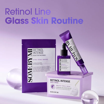 Retinol Intense Reactivating Serum – 1.01Oz, 30Ml – Korean Bakuchiol Retinol Serum for Face Firming – Improves Signs of Aging, Minimizes Pore Size & Refines Skin Texture – Korean Skin Care