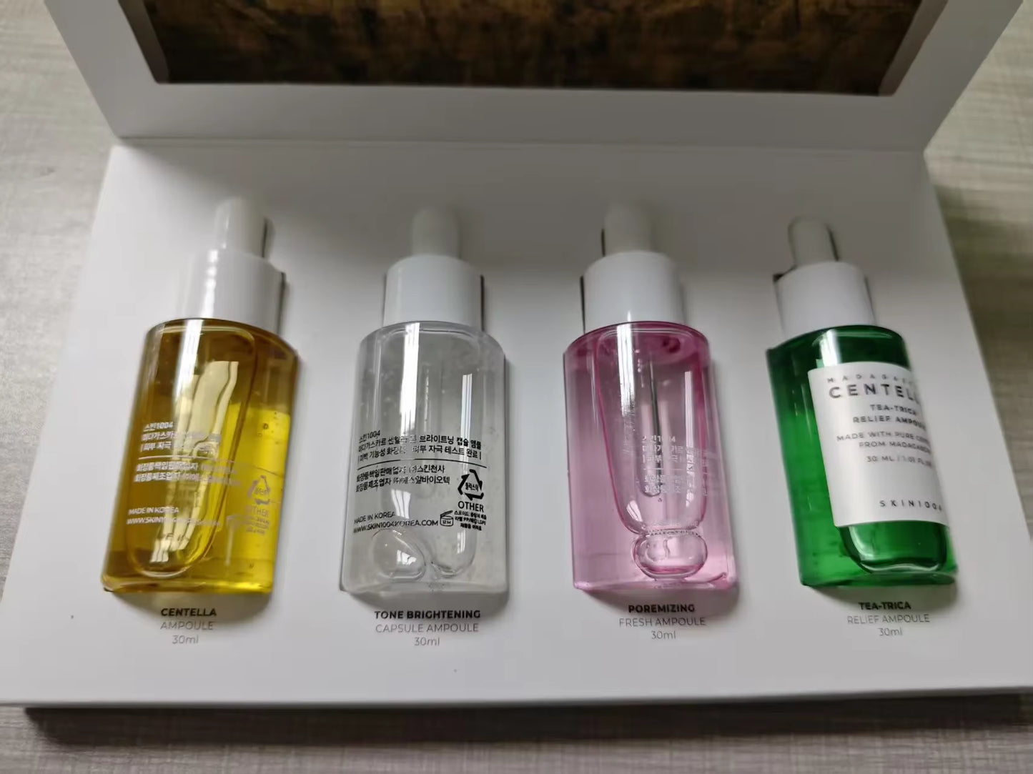 Skin1004 Centella Asiatica Essence Limited Edition Set Box Facial Care Set Soothing Essence Set Box 4Pcs Skin Care Angel