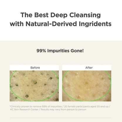 Pure & Deep Cleansing Foam | Gentle Face Wash with Natural Ingredients | Removes Impurities & Excess Sebum | Suitable for All Skin Types | Korean Skincare 6.7 Fl Oz (200Ml)