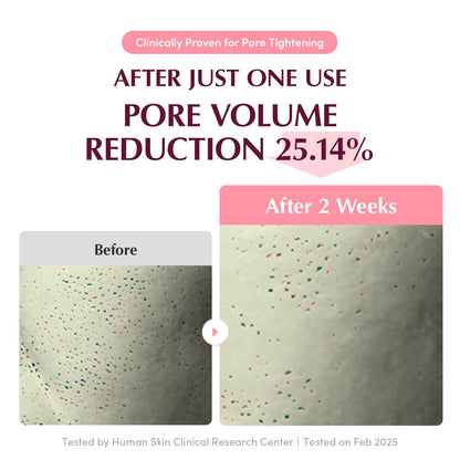 Collagen Pore-Tight up Mask - PDRN & Low Molecular Collagen for Pore Minimizing and Firming | Korean Collagen Face Mask for Glass Skin, 4 Sheets, 1.01 OZ.
