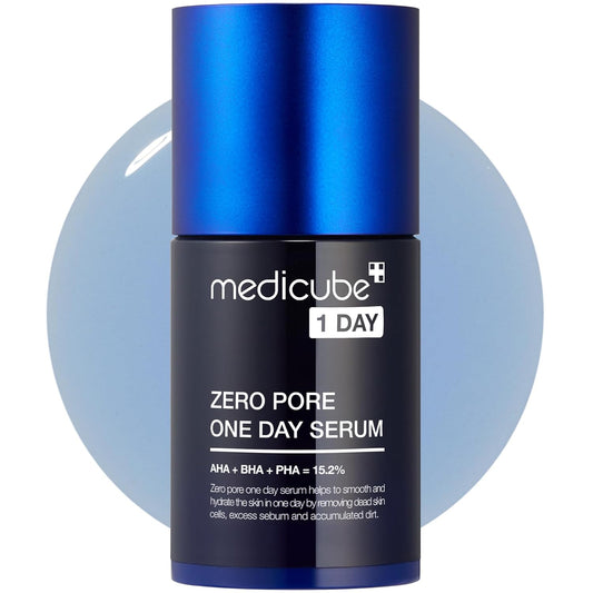 Zero Pore One-Day Serum 1.01 Fl.Oz - Overnight Resurfacing Serum with Pore Tightening Complex - 15.2% AHA+BHA+PHA & 2% Niacinamide - 10.8% Reduction in Pore Appearance after One Day of Use
