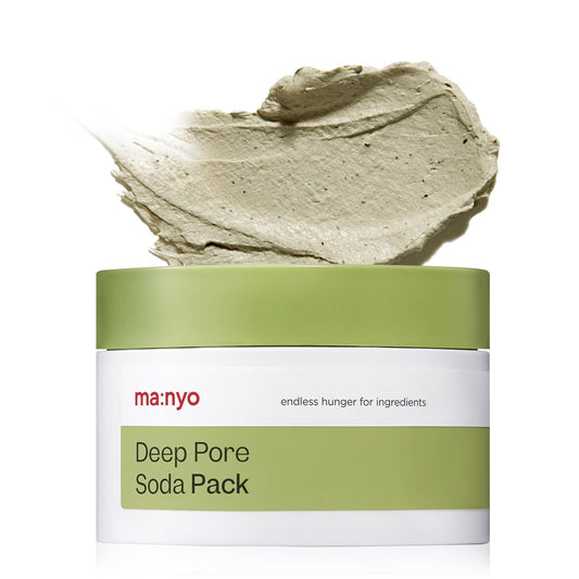 Deep Pore Soda Clay Facial Mask Pack (3.71Oz/110Ml) - Vegan, Refreshing Deep Pore Detox