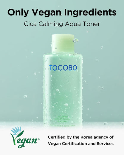 CICA Calming Aqua Toner – Korean Soothing Face Toner with CICA, Hyaluronic Acid & Aloe – Daily Hydration for Sensitive Skin, 24-Hour Moisture, Hypoallergenic Ph Balancing Formula, 6.76 Fl.Oz.