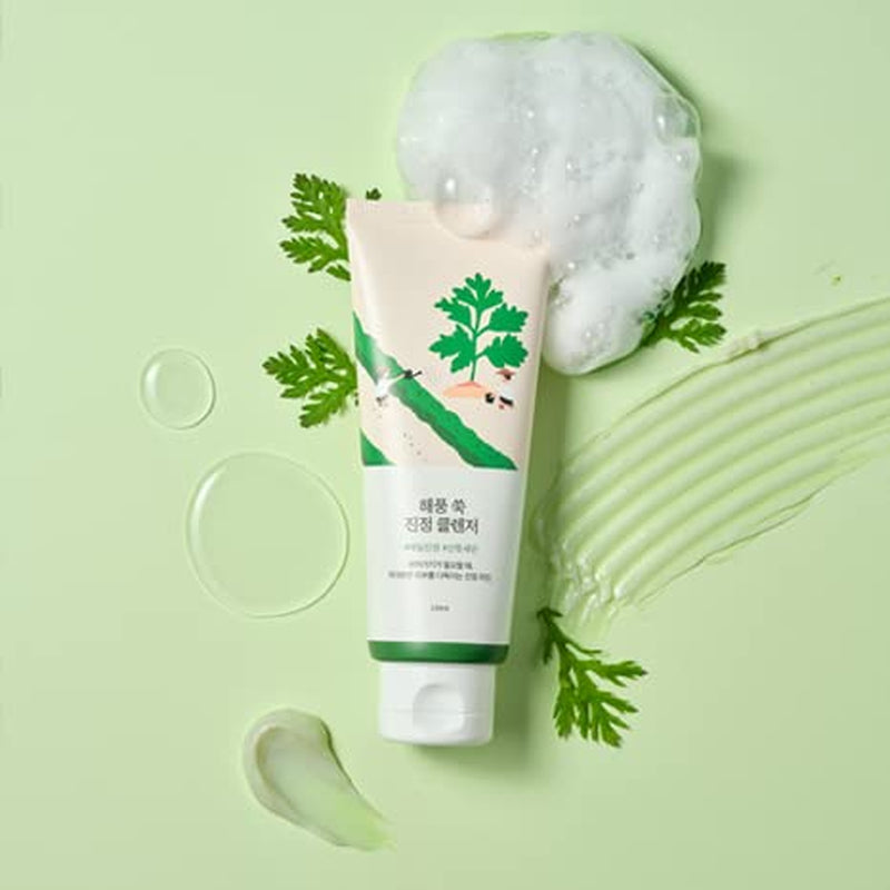 Mugwort Calming Cleanser | Cleanse and Calm Simultaneously, Formulated with 4-CICA, Soothing, Low Ph, Moisturizing, Cream Type Cleanser (5.07 Fl.Oz)