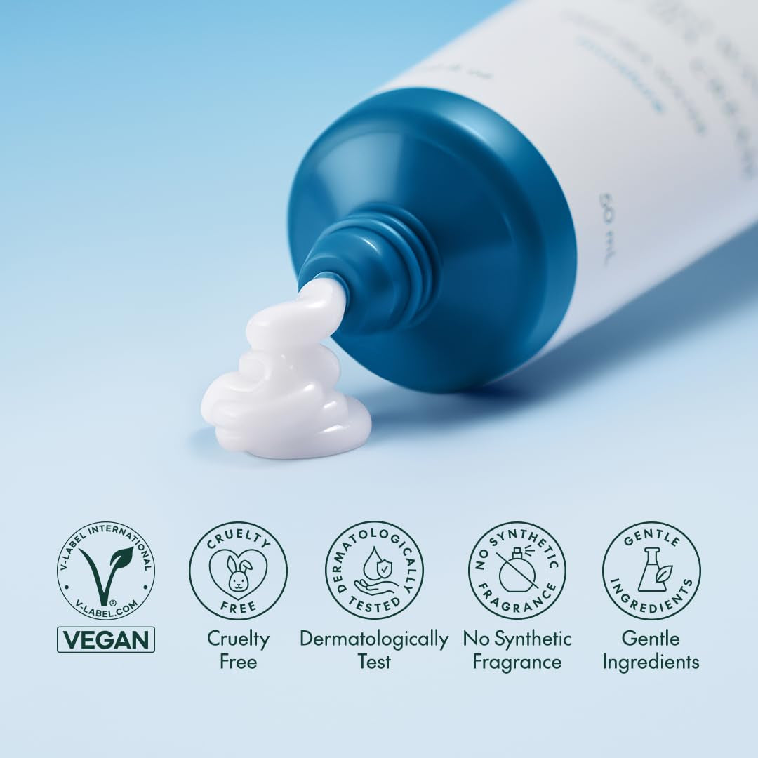 Deep Sea Cream, Hydration, Lightweight, for All Skin Types, Daily Face Moisturizer, Vegan & Cruelty-Free, Korean Skin Care, 50Ml 1.69Fl.Oz