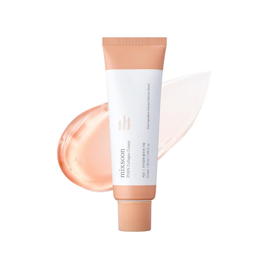 PDRN Collagen Cream 1.69 Fl. Oz / 50Ml Radiance with Plant-Based PDRN, Collagen Peptides Hyaluronic Acid Lightweight Korean Gel Moisturizer Elasticity Korean Glass Skin Care