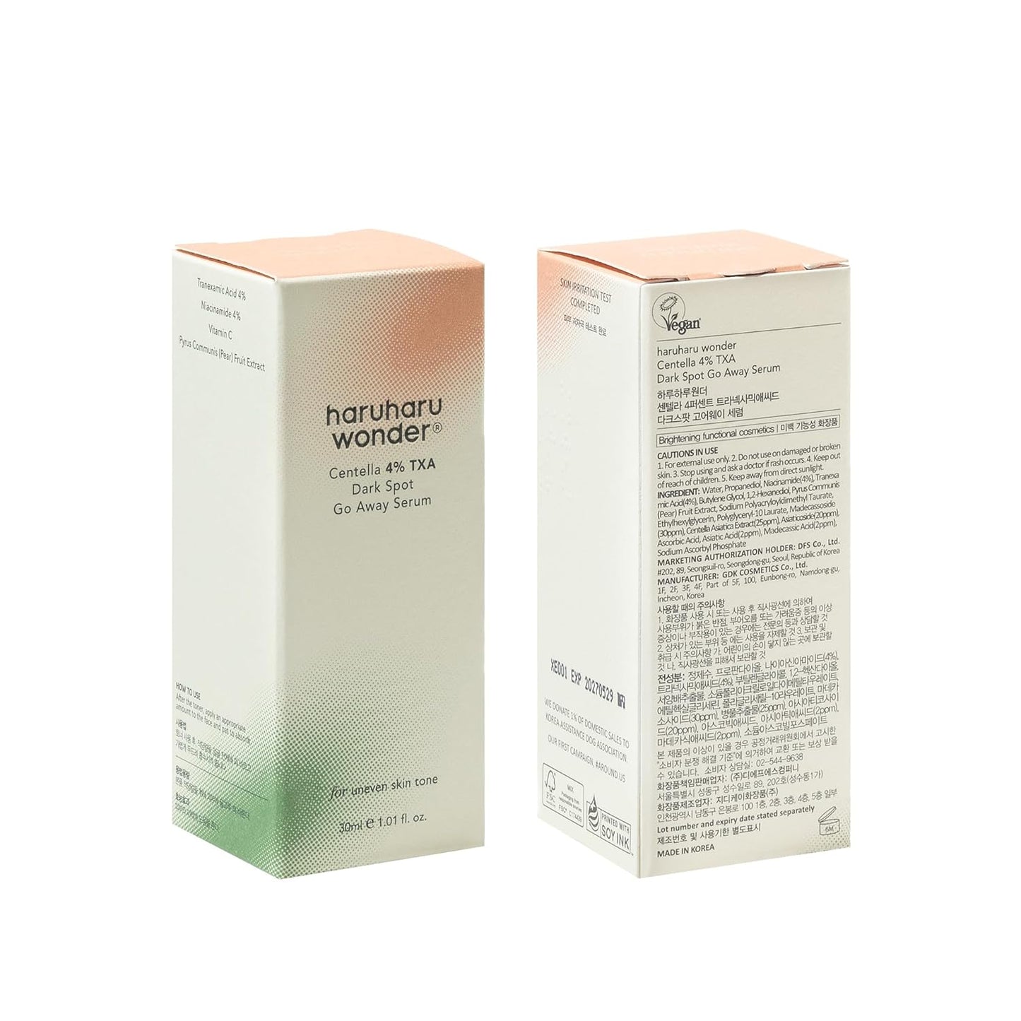 Wonder 4% TXA Gel Serum, 1.01 Fl. Oz, Niacinamide, Tranexamic Acid, Vitamin C & Centella, Korean Skincare