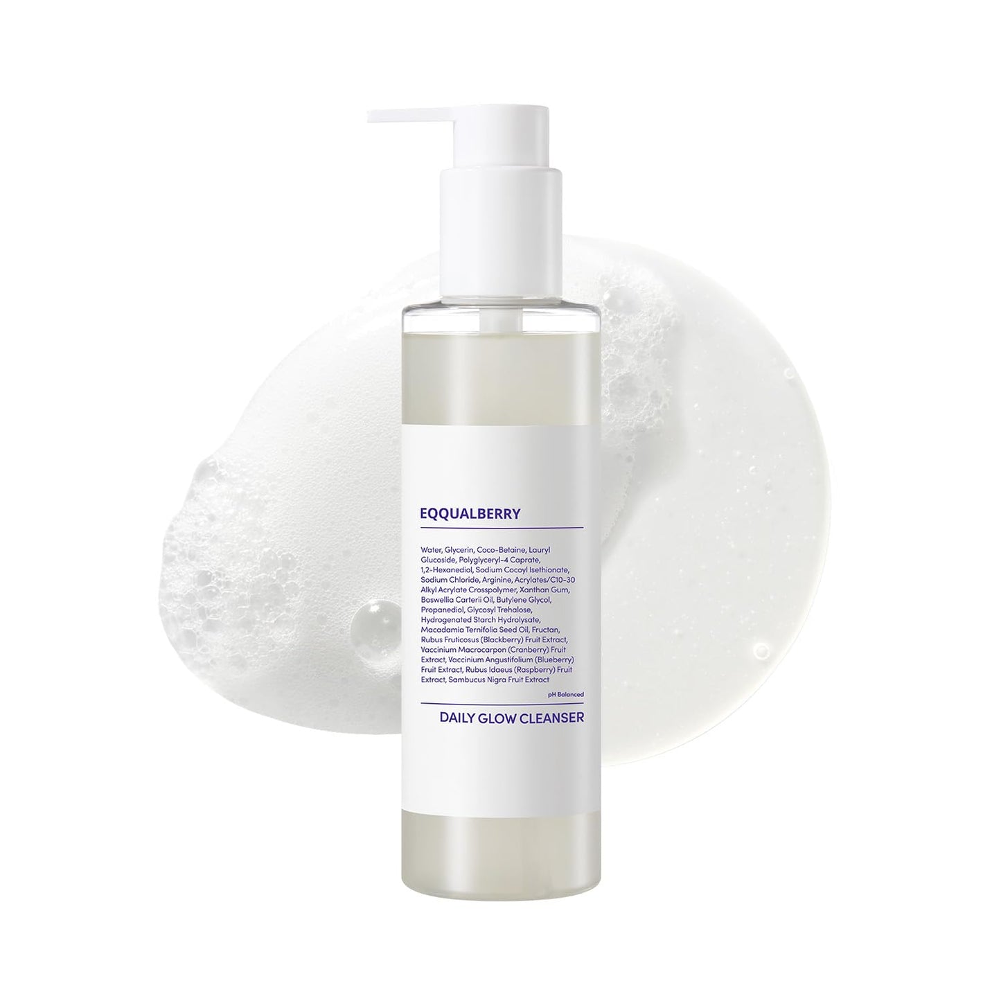 Ph Balanced Daily Glow Gel Cleanser 7.1 Fl Oz. 210Ml Moisturizing Finish, Gentle Gel Cleaning, Korean Skincare EWG Green
