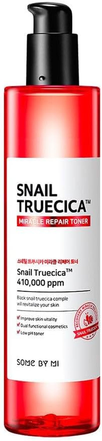 Snail Truecica Miracle Repair Toner - 4.6Oz, 135Ml - Made from Snail Mucin for Sensitive Skin - Daily Repair Face Toner with Skin Texture and Pigmentation Care - Korean Skin Care
