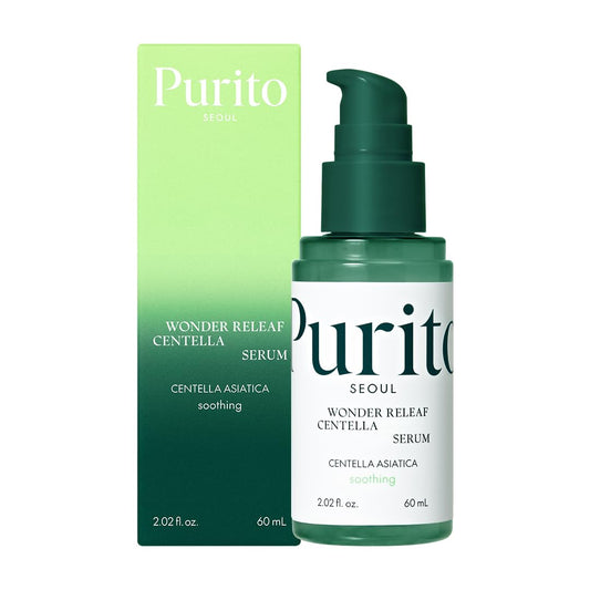 Centella Serum, Korean Centella, for All Skin Types, Ampoule, Soothing, Calming, Facial Serum for Face, Vegan & Cruelty-Free, Korean Skin Care, 60Ml 2Fl.Oz