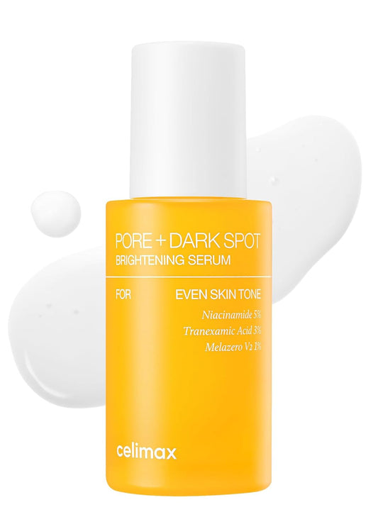 Pore+Dark Spot Brightening Serum 30Ml | Gel-Like Serum for Enlarged Pores with Niacinamide, Tranexamic Acid, Pore Minimizer, Non-Irritating, Hydrating, for Sensitive Skin, Hyperpigmentation