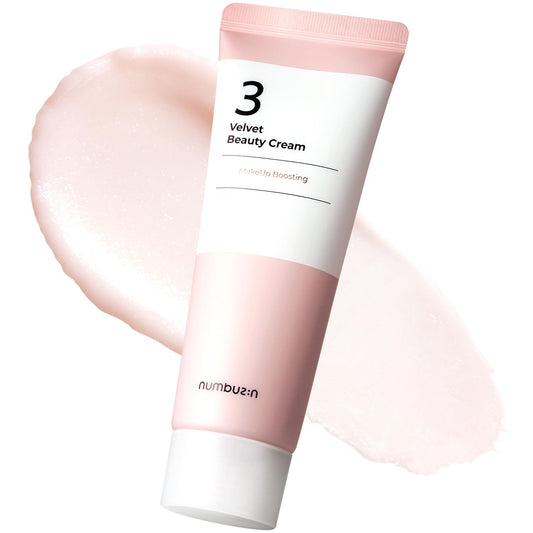 No.3 Cream | Velvet Beauty Cream | Hydration, Textured Skin, Poreless, Smooth Skin, Makeup Prep, Primer, Niacinamide | 2.02 Fl. Oz.
