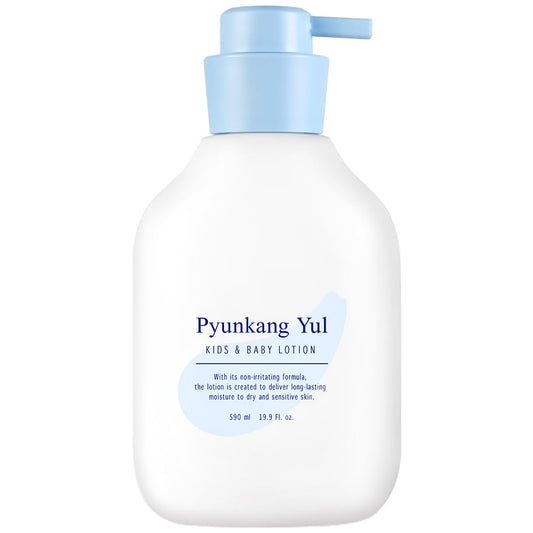 PKY Kids & Baby Lotion Moisturizer with Ceramide, Hyaluronic Acid, Lecithin, Cica, Calming, Hydrating, Soothing, Moisturizing Cream for All Skin Types, Fragrance Free, 19.9 Fl.Oz. 590Ml.