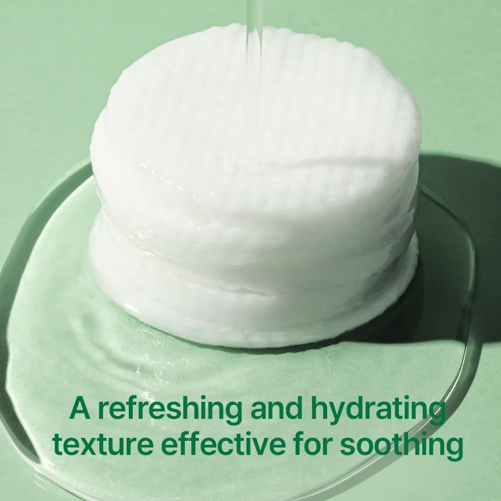 PKY Ultimate Calming Solution Toner Pad for Sensitive Skin with Patented Ingredients, Intensely Calms & Soothes Rednes with CICA & Tea Tree, Korean Skincare (70 Pads)
