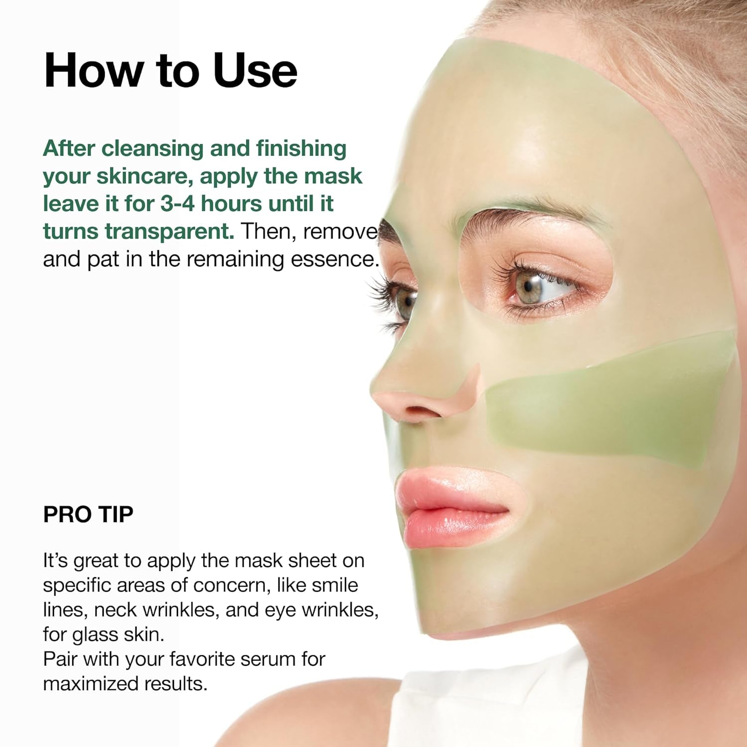 Heartleaf 70 Soothing Collagen Mask, Overnight Face Mask for Glass Skin, Hyaluronic Acid, Collagen, Soothing & Hydration Facial Mask for Sensitive Skin, Natural Color, Korean Skin Care (38G, 4Ea)