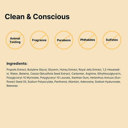 Full Fit Propolis Honey Overnight Mask | 2.03 Fl.Oz / 60Ml | Propolis Extract 87% | Korean Skin Care, Cruelty Free, Paraben Free