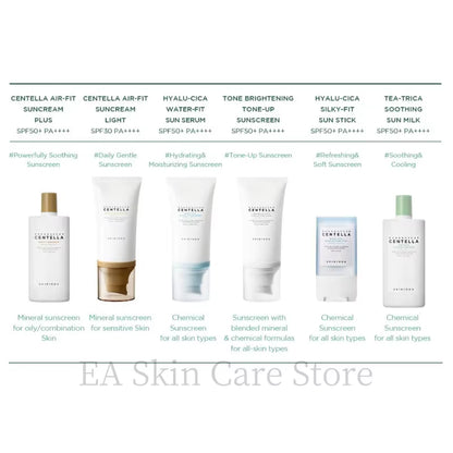 SKIN1004 Sunscreen Spf 50 Korean Madagascar Centella Skin Care Original Protector Solar Facial Crème Solaire Sun Screen Cream
