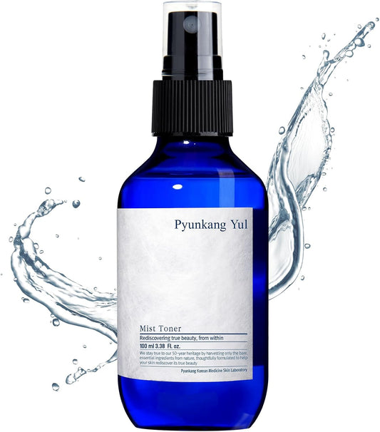 Facial Mist Toner 3.4 Fl. Oz - Face Moisturizer Skin Care Korean Spray Toner for Oily and Combination Skin Types - Astringent for Face Certified as a Zero-Irritation - Watery Texture