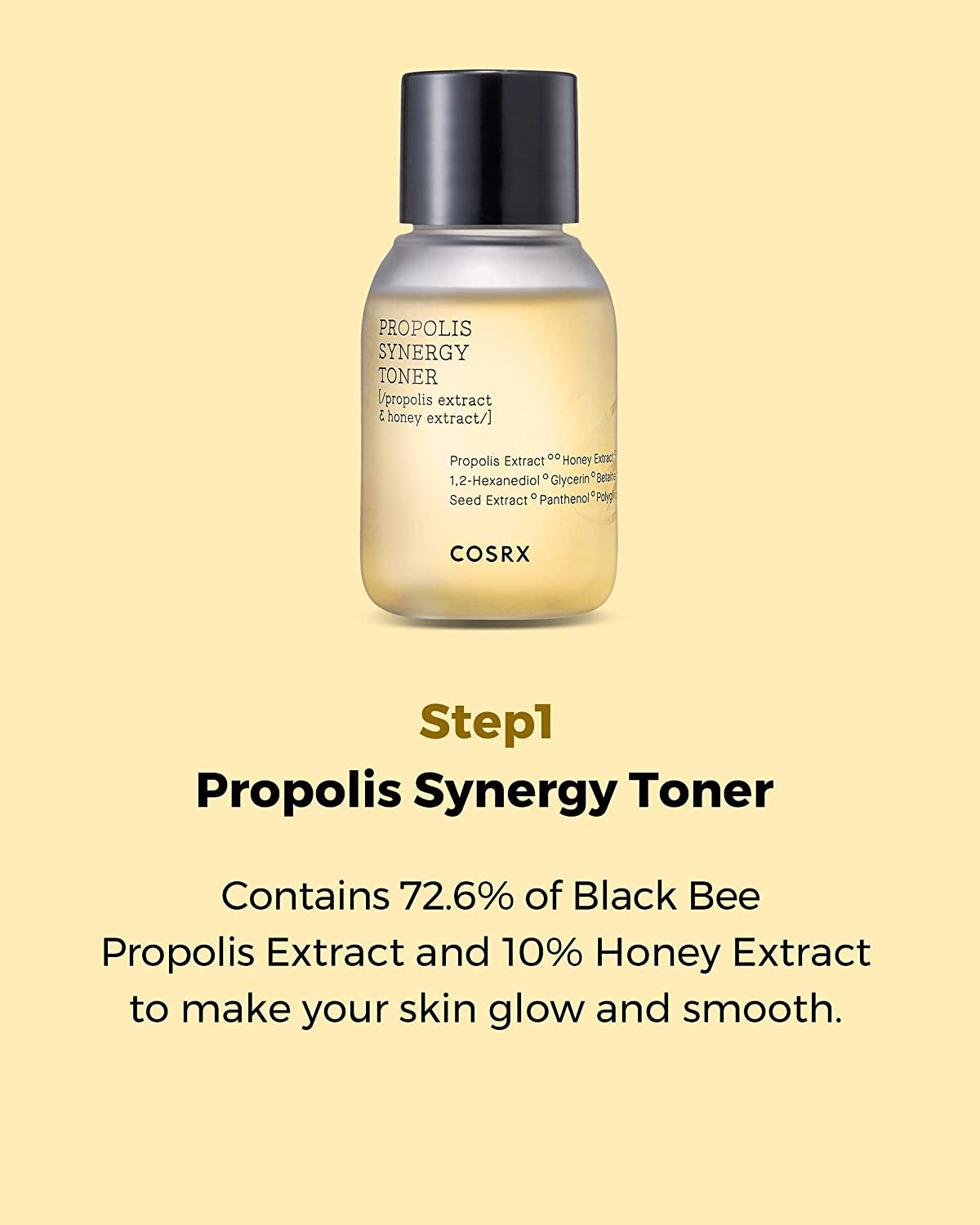 Honey Glow Kit, Korean Skin Care Set with Propolis Facial Toner, Serum, & Cream, Mini Travel Essentials, Deep Moisture, Hydration, Nourishment, Travel Size Gift Set, Korean Skin Care