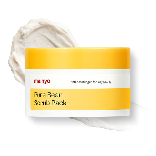 Pure Bean Scrub Pack - Daily Facial Scrub, Gentle Exfoliate & Pore Care (100G/3.52Oz) - Hydration & Smoothness