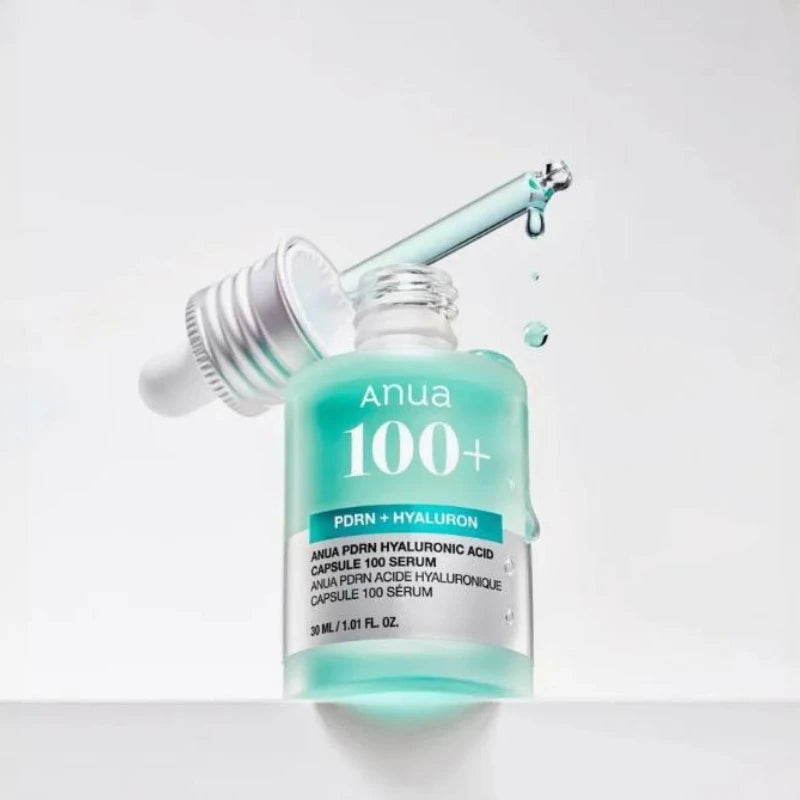 ANUA Skin Care Essence Hyaluronic Acid Capsule 100 Serum Blue Radiant Face Serum for Glass Skin Korean Skincare Products