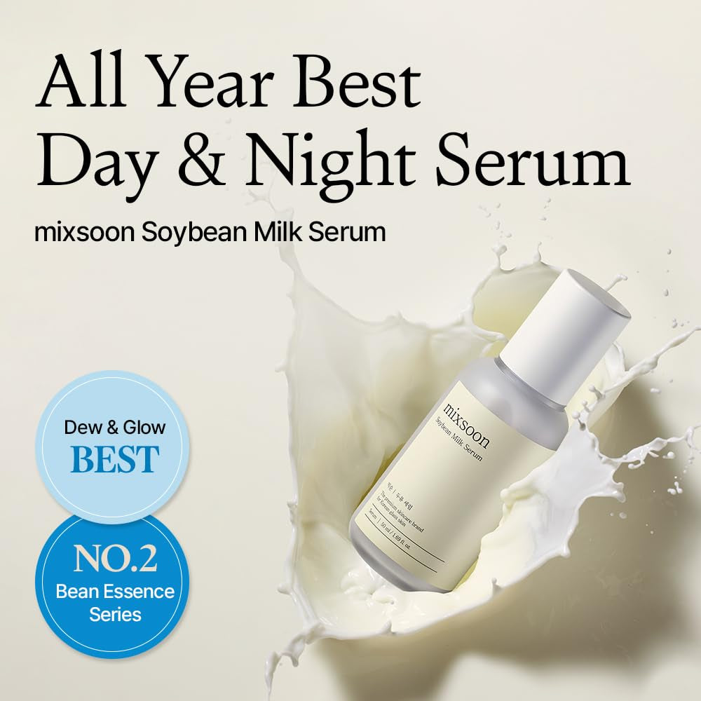 Soybean Milk Serum - Bean Essence No.2 Nourishing Serum, Korean Skincare for Glass Skin - (1.69 Fl.Oz / 50Ml)