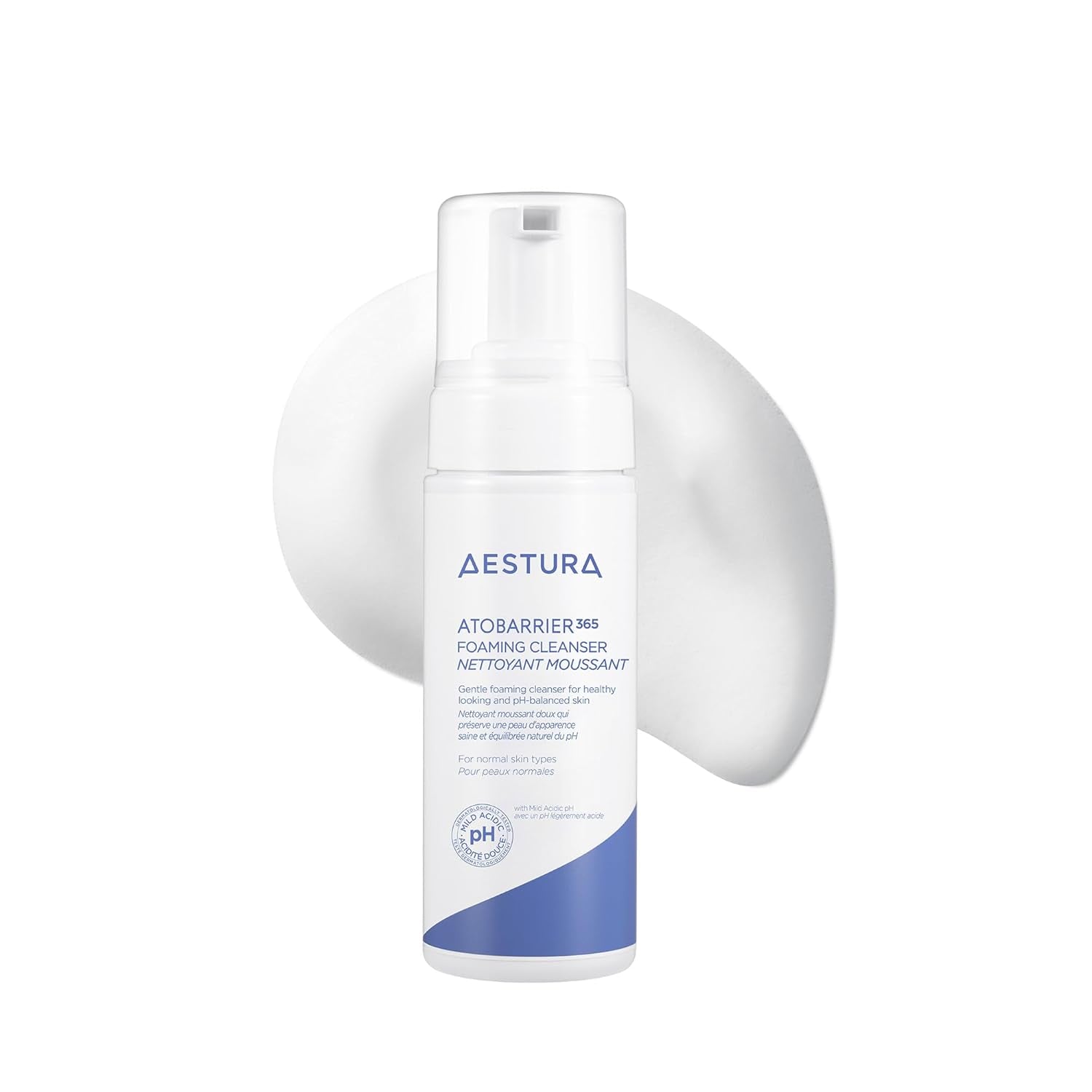 ATOBARRIER365 Gentle Ph-Balanced Foaming Cleanser with Ceramides | Korean Face Wash for Skin Moisture Barrier Repair, Hydrating Formula, Suitable for Dry Skin, 150ML / 5.07 Oz.