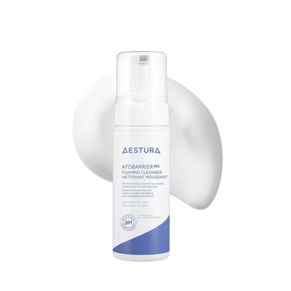 ATOBARRIER365 Gentle Ph-Balanced Foaming Cleanser with Ceramides | Korean Face Wash for Skin Moisture Barrier Repair, Hydrating Formula, Suitable for Dry Skin, 150ML / 5.07 Oz.