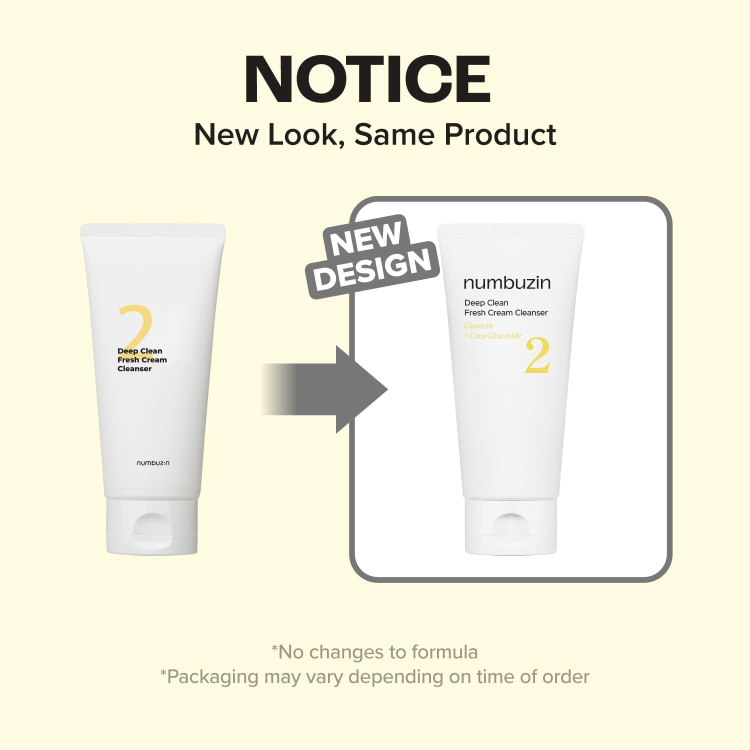 No.2 Cleansing Foam | Deep Clean Fresh Cream Cleanser | Foam Cleanser, Gentle Exfoliation, Deep Cleansing, Natural Ingredients | Blackheads, Excess Oil, Dead Skin Cells | 4.05 Fl. Oz.