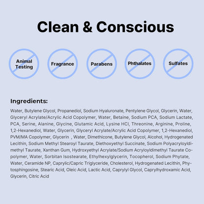 Pure Sodium Hyaluronic Acid 3% Serum, Hydration & Moisture Boosting Facial Serum for Fine Lines & Wrinkles, Plump & Repair Dry Skin, 0.67Fl.Oz/20Ml, No Artificial Fragrance, Korean Skin Care