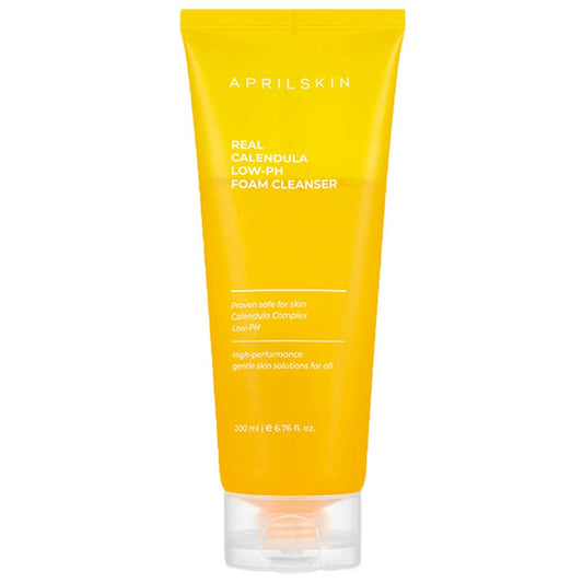Calendula Low Ph Gel Cleanser | Vegan, Cruelty Free | Dry, Sensitive, Acne-Prone Skin| Gentle Deep Cleans with Micro Micellar Bubbles | 6.76 Oz | No Sulfates and Artificial Fragrance