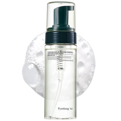 PKY Calming Low Ph Foaming Cleanser | Daily Face Wash & Makeup Remover with Tea Tree, Centella Asiatica, 5 Hyaluronic Acids That Removes Dead Skin Cells, Hydrates Skin - 150Ml 5.07 Fl.Oz.