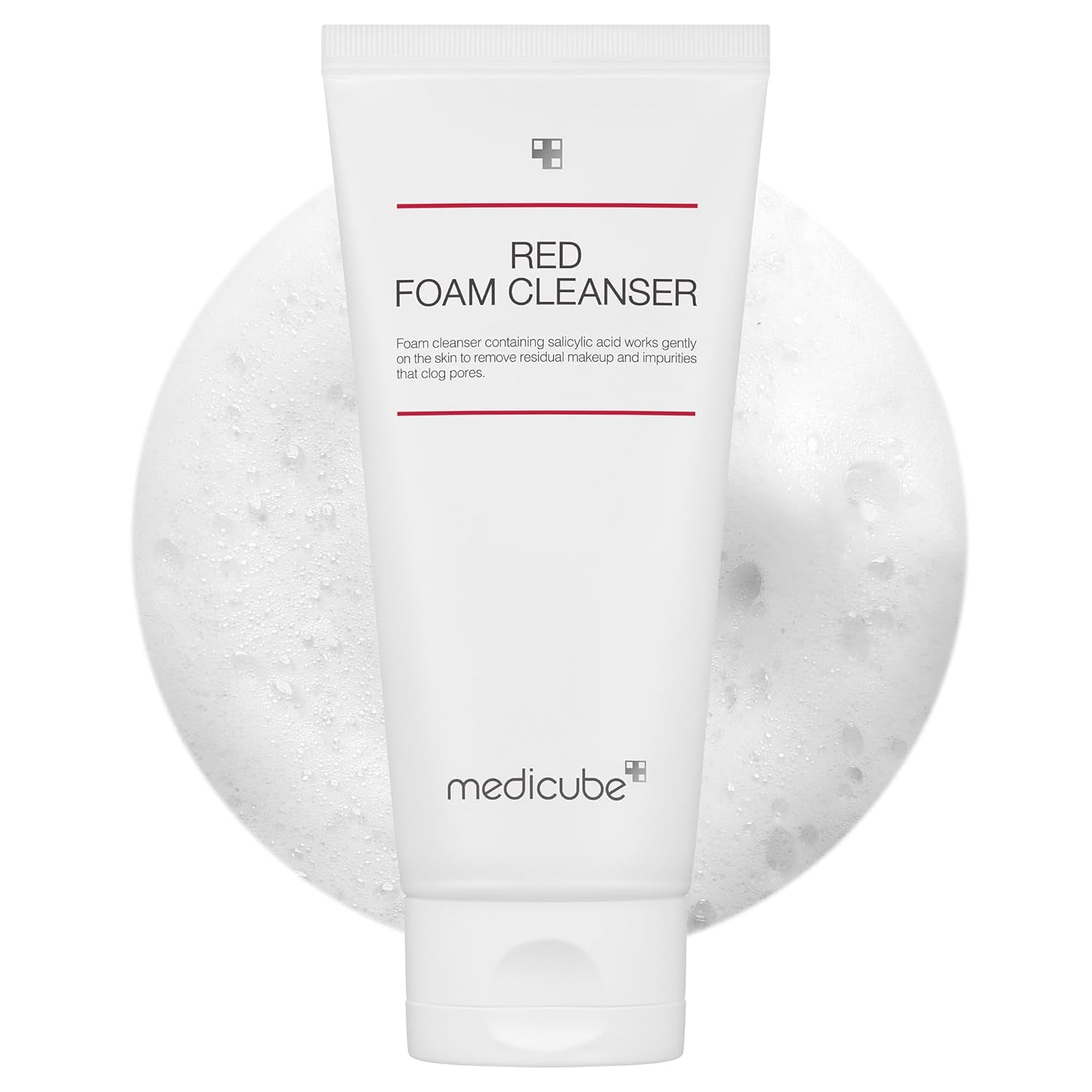Red Foam Cleanser - Deeply Cleanses, Remove Impurities, Control Sebum, | Korean Skincare