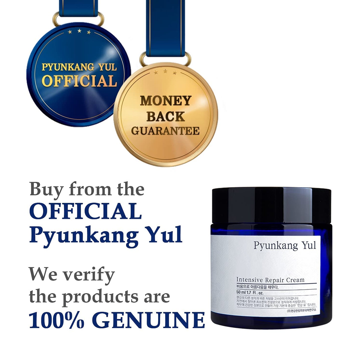 PKY Intensive Repair Cream - Ceramide Moisturizer for Dry Skin with Shea Butter & Macadamia Oil, 1.7 Fl. Oz